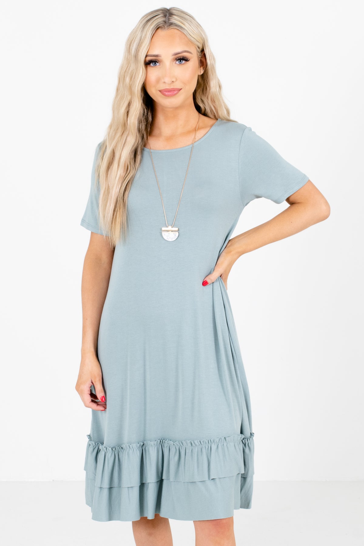 Green Affordable Online Boutique Clothing for Women