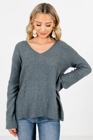 Green Boutique Lightweight Sweaters for Women