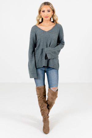 Women's Green Cozy and Warm Boutique Clothing