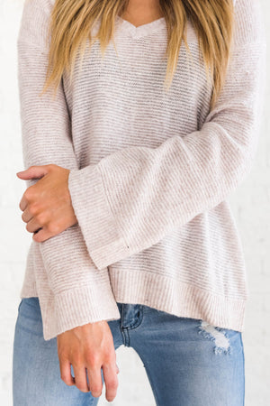 Beige Brown Affordable Online Boutique Clothing for Women
