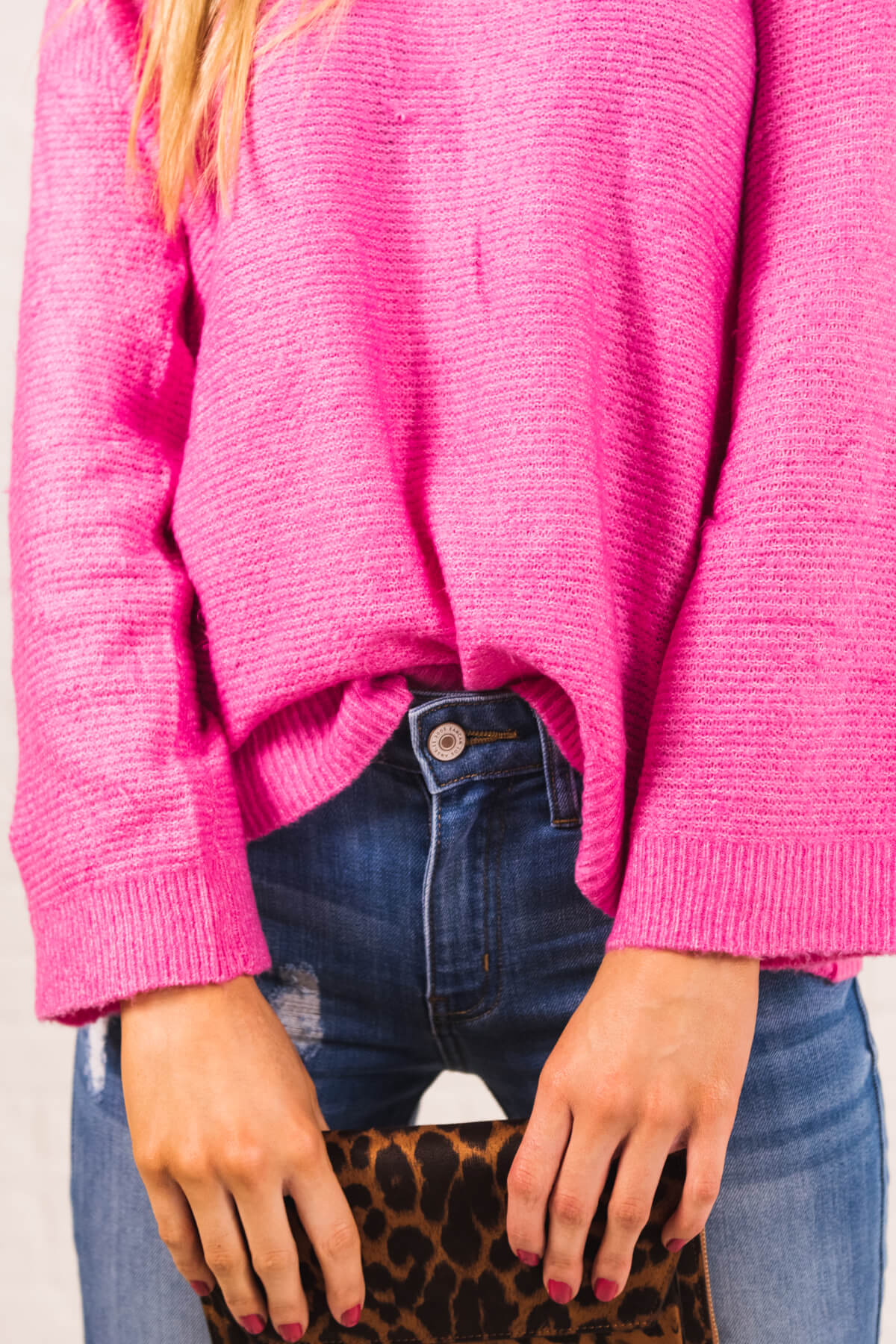 Zara hot deals pink sweater