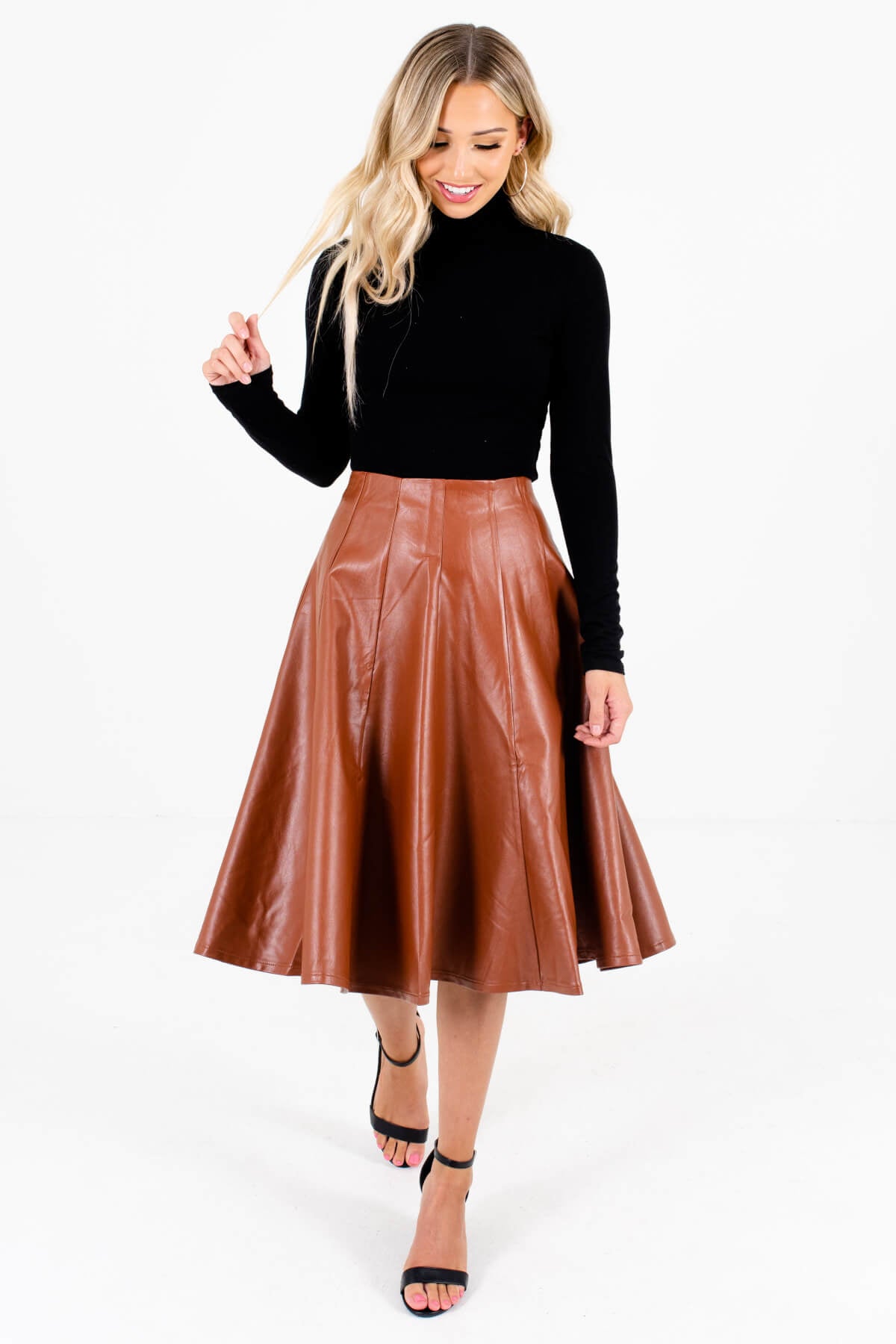 Brown Cute and Comfortable Boutique Skirts for Women