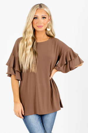 Build Your Dream Ruffle Top