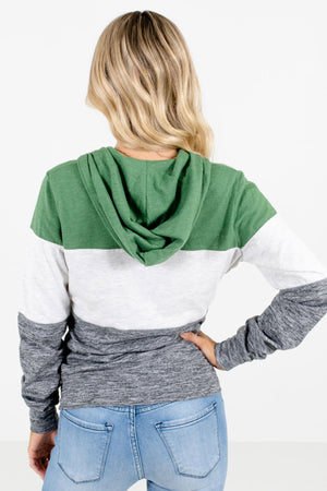 Women’s Green Zip-Up Front Boutique Jacket
