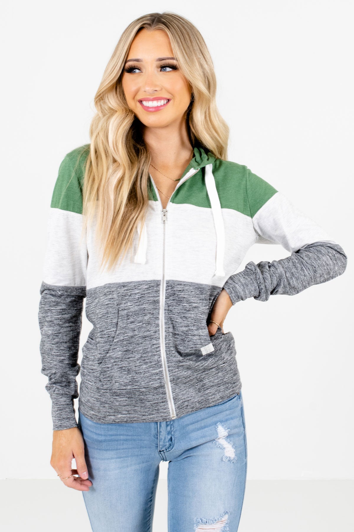 Green Cute and Comfortable Boutique Jackets for Women