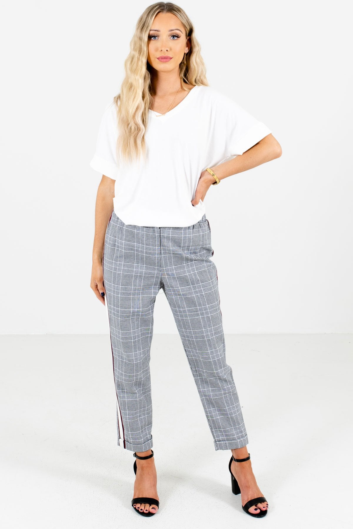 Check With Belll Bottom Multicolor Women Checked Trousers, Waist Size:  28-40 at Rs 175/piece in New Delhi