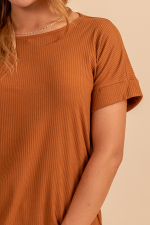 round neck womens top