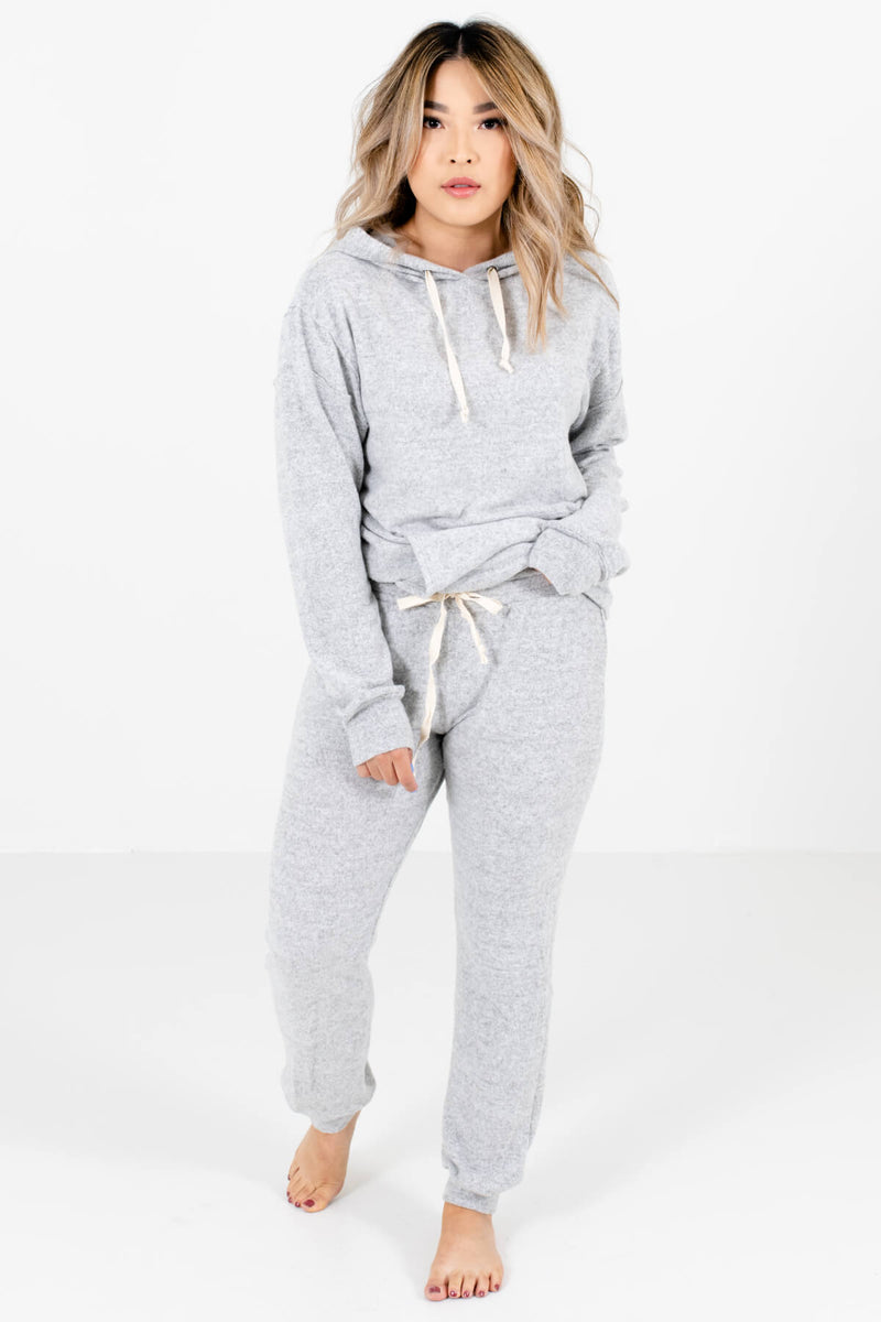 Caught Your Eye Heather Gray Joggers