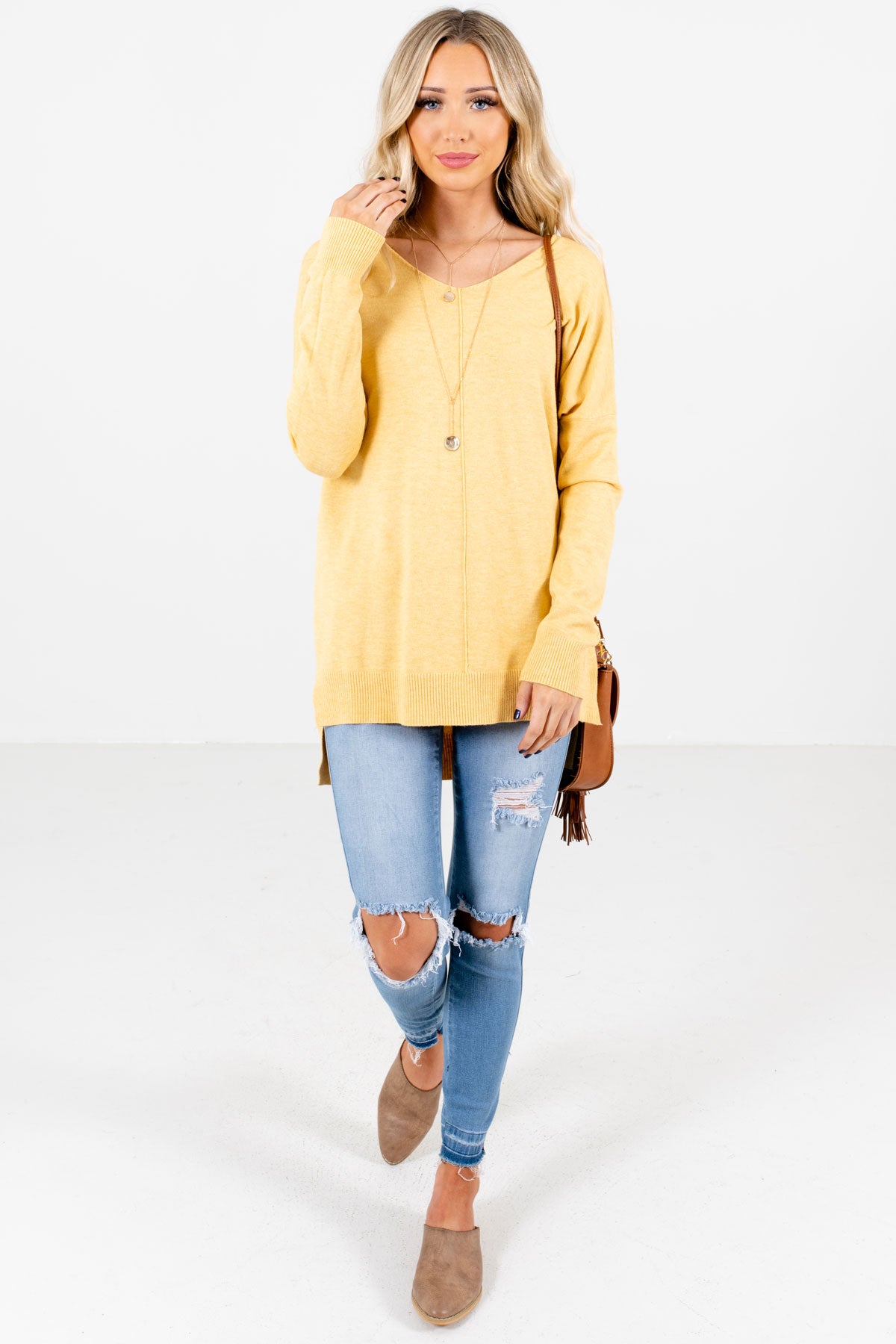 Choose Kindness Yellow Sweater