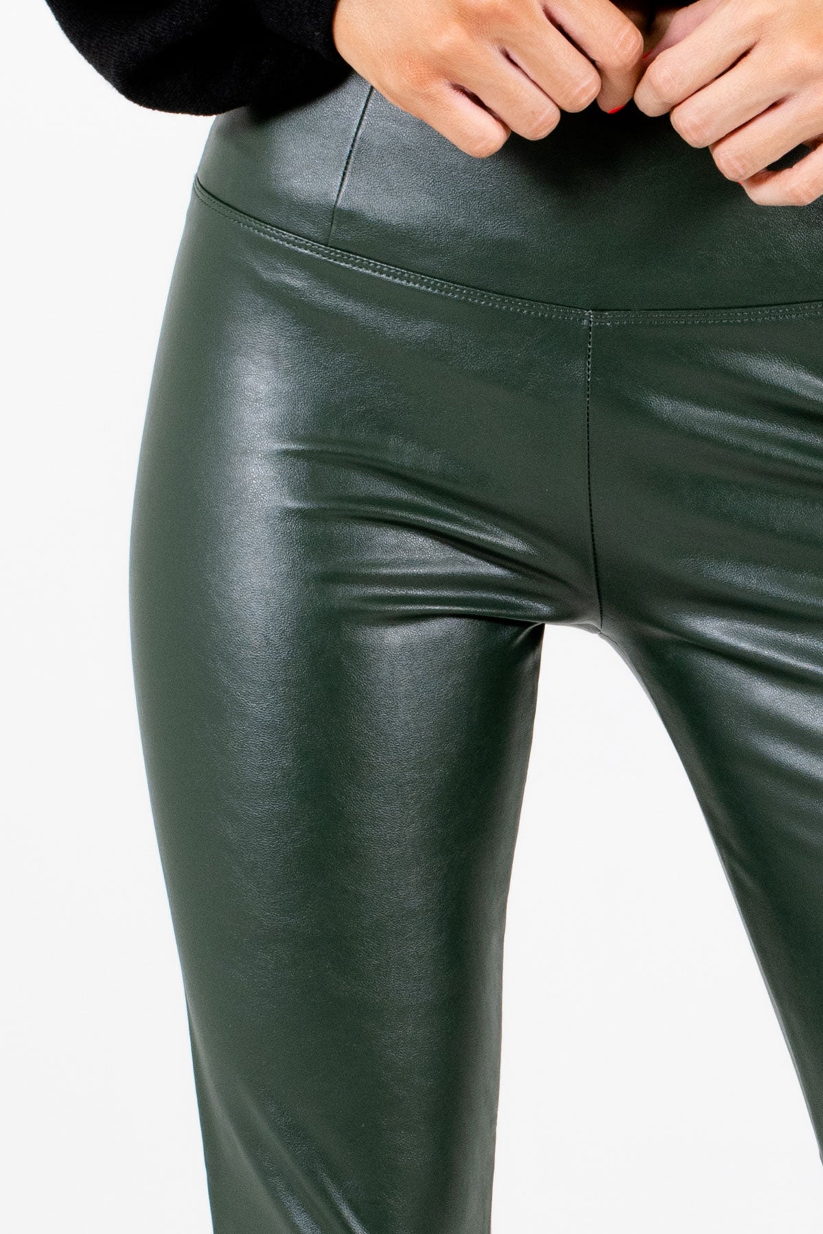 Yousou Ponte Roma Leggings Pants Dark Green : SOU • SOU US Online Store