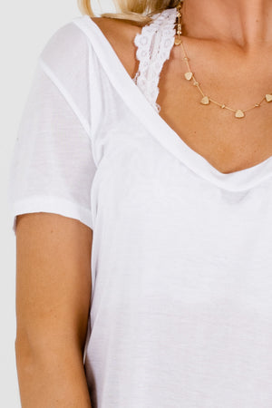 White Affordable Online Boutique Clothing for Women