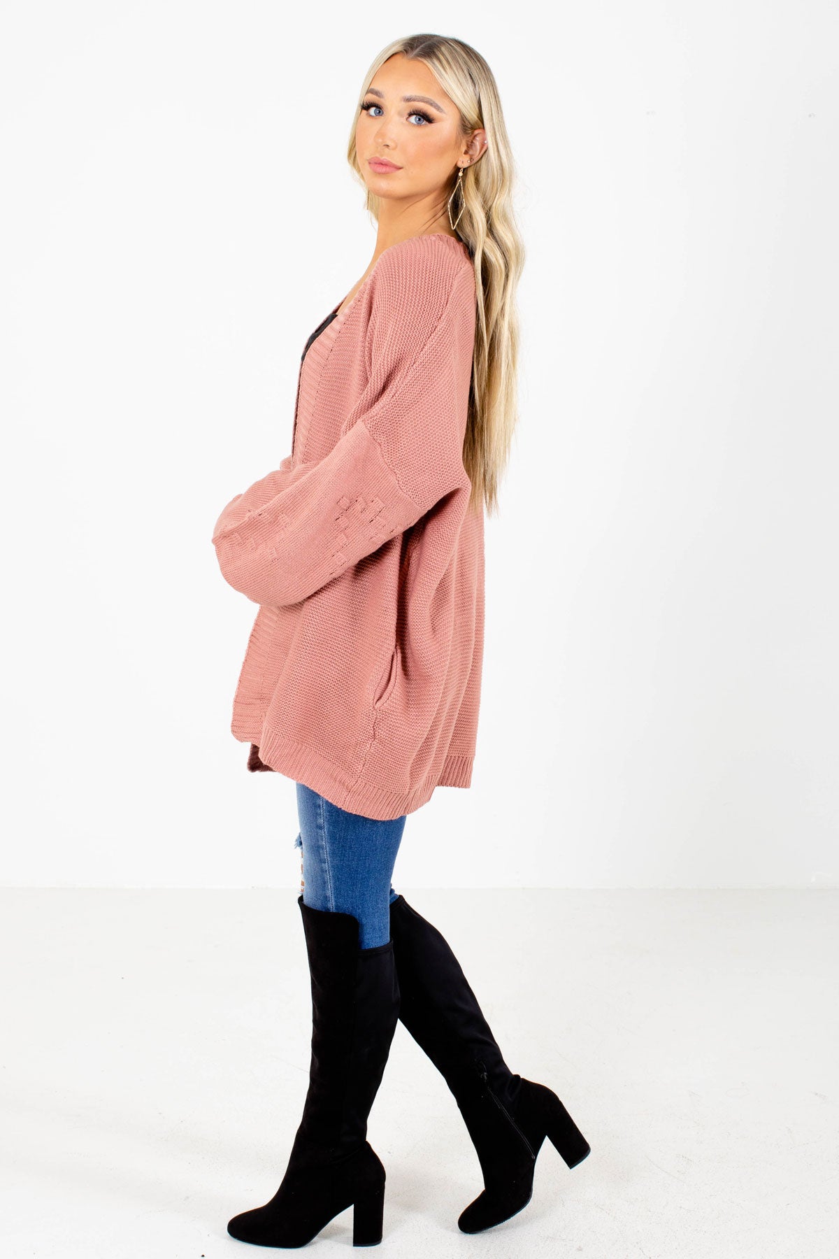 Women's Pink Fall and Winter Boutique Clothing