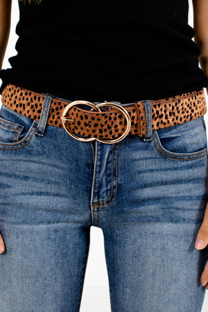 Women's Brown Cute and Comfortable Boutique Belt