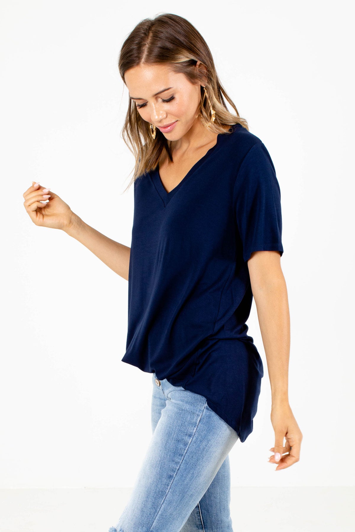 Women's Blue Fall and Winter Boutique Clothing