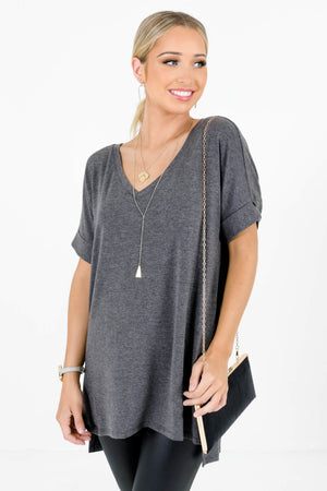Women’s Charcoal Gray Boutique Basics