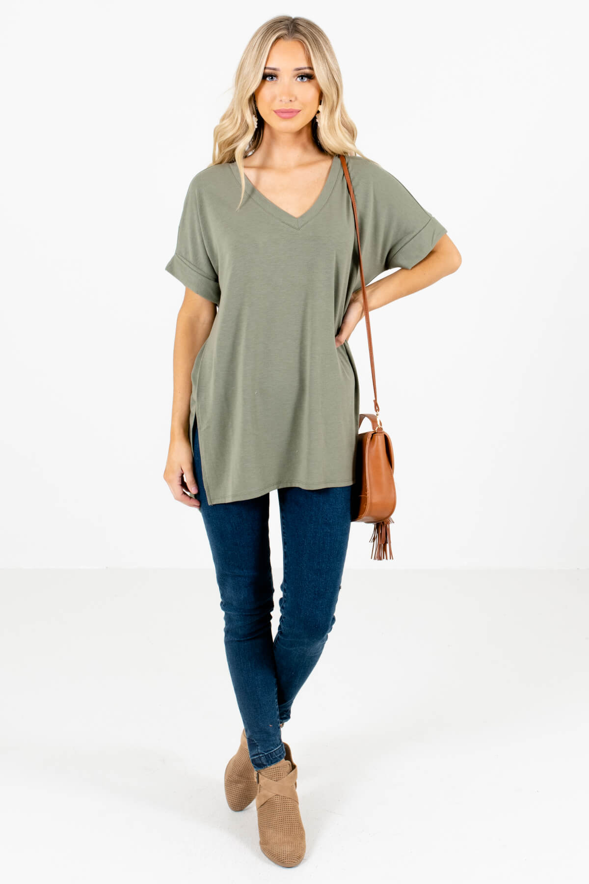 Women's Green Fall and Winter Boutique Clothing
