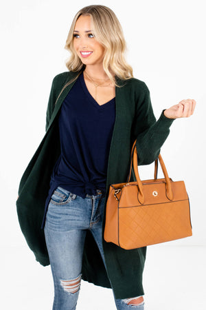 Women’s Navy Blue Oversized Relaxed Fit Boutique Top