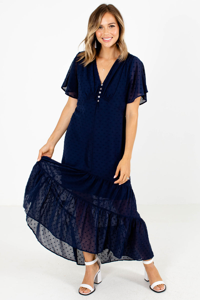 Countless Compliments Navy Maxi Dress