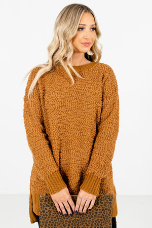 Women’s Mustard Warm and Cozy Boutique Sweaters