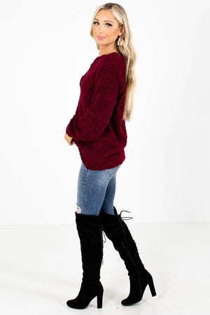 Women's Red Fall and Winter Boutique Clothing