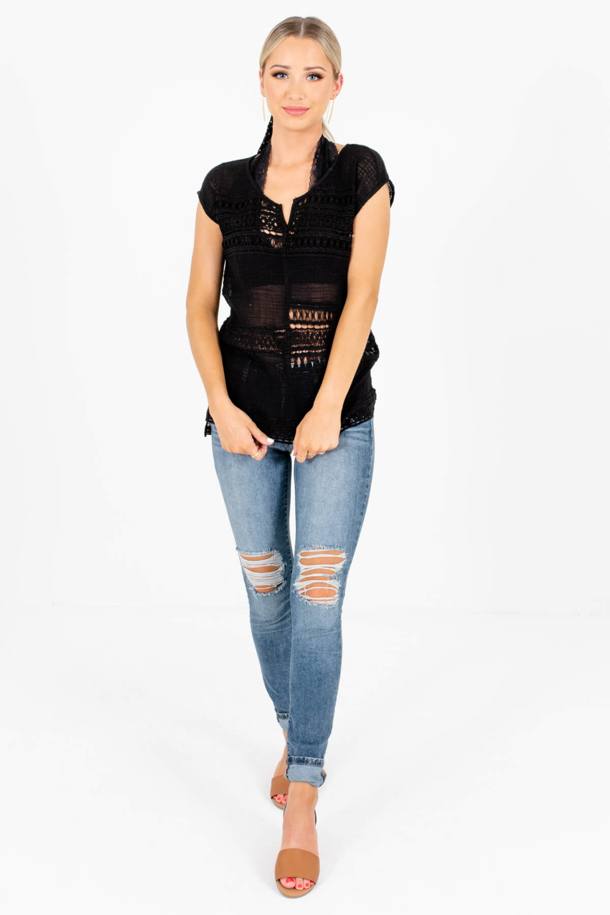 Women's Black Spring and Summertime Boutique Clothing