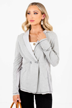 Sage Green Cute and Comfortable Boutique Blazers for Women