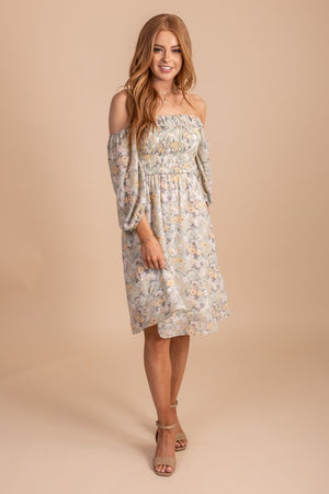 smocked bodice boutique dress