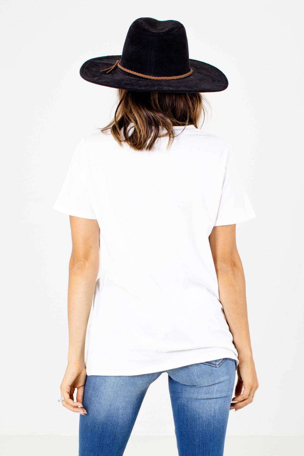 Women's White Desert Graphic Boutique T-Shirt