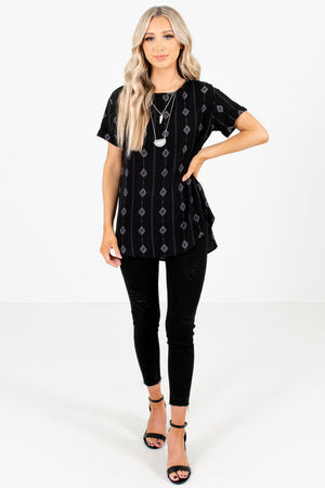 Women’s Black Fall and Winter Boutique Tops
