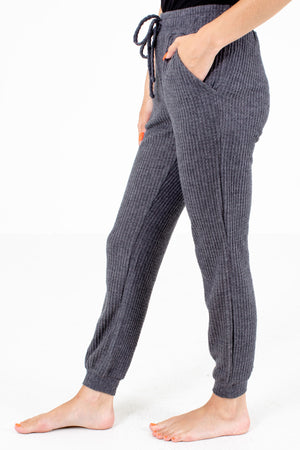 Women's Gray Jogger Style Boutique Lounge Pants
