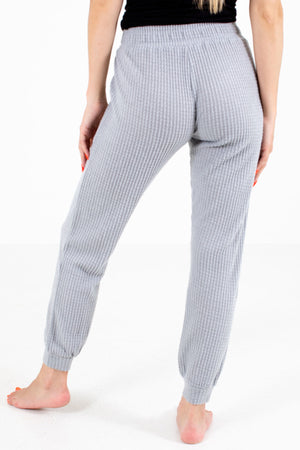 Women's Gray Cozy Boutqiue Lounge Pants