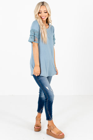 Women's Blue Spring and Summertime Boutique Clothing