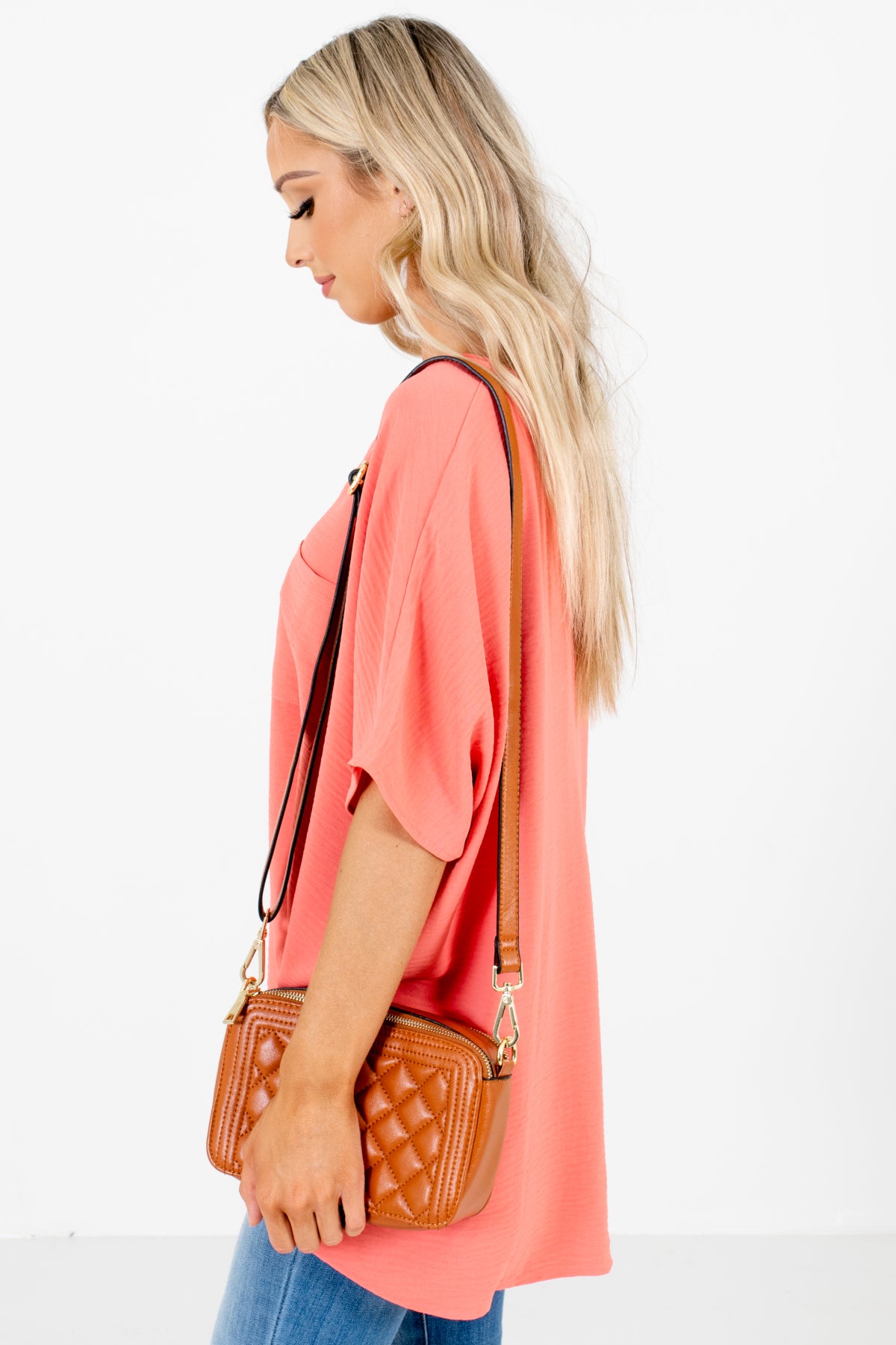 Coral Cute and Comfortable Boutique Blouses for Women