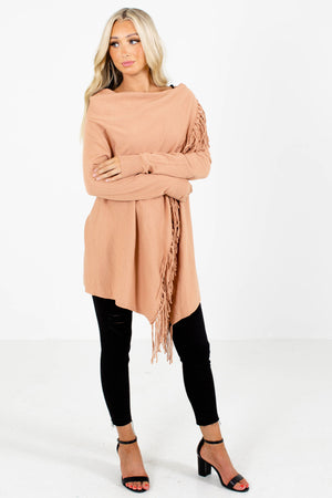 Orange Cute and Comfortable Boutique Cardigans for Women