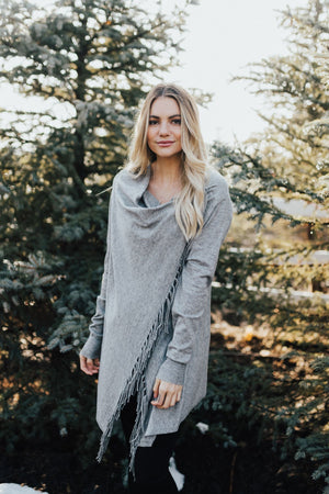 Gray Boutique Cardigans for Women