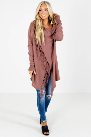 Women's Mauve Fall and Winter Boutique Clothing