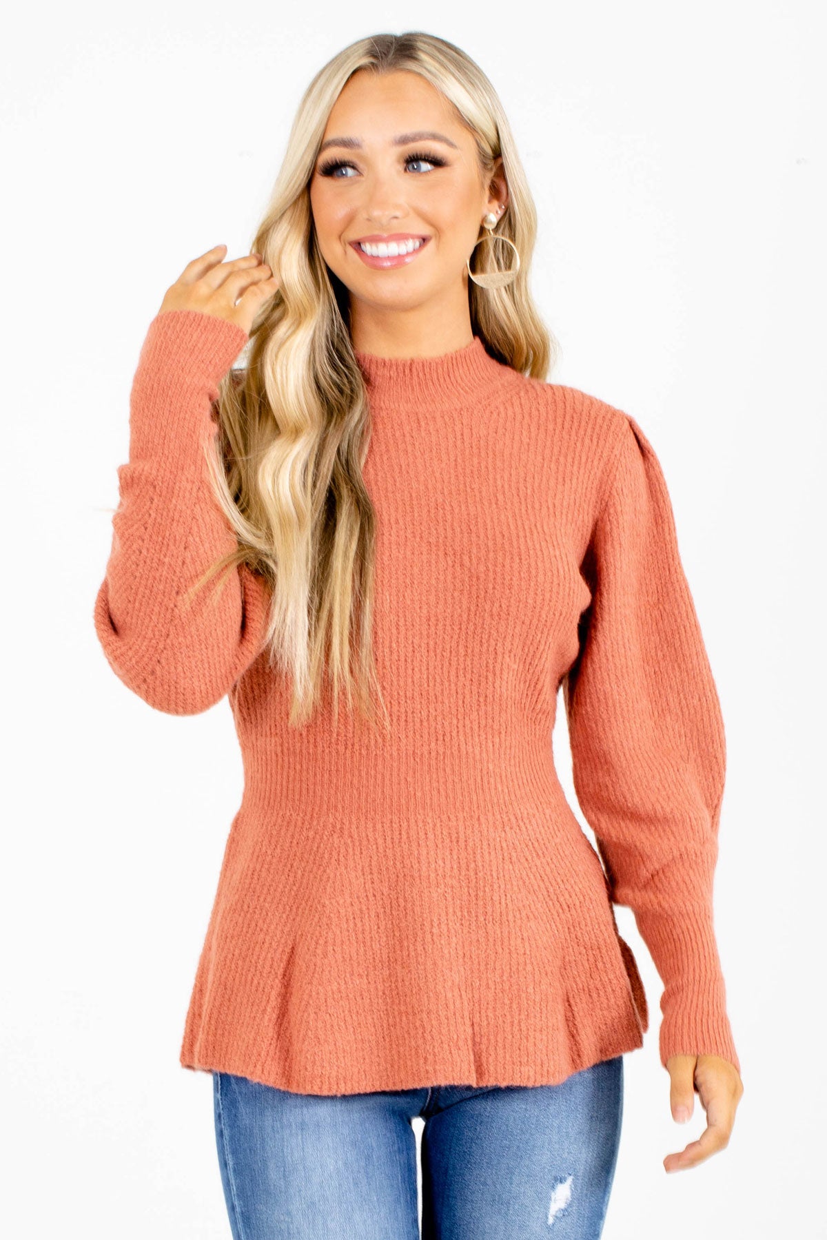 Coral Cute and Comfortable Boutique Sweaters for Women