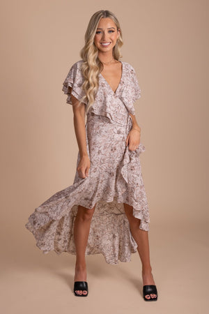 womens floral spring maxi dress