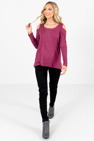 Purple Cute and Comfortable Boutique Tops for Women