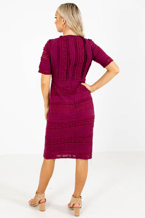 Burgundy Dress