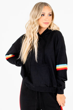 Women's Black Cozy and Warm Boutique Hoodie