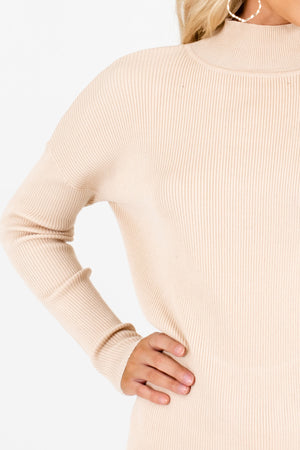Beige Affordable Online Boutique Clothing for Women