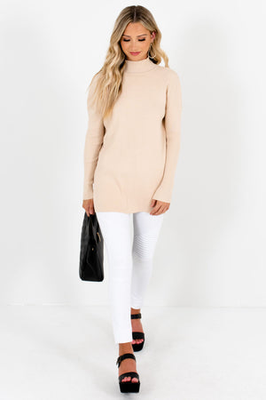 Women’s Beige Fall and Winter Boutique Clothing