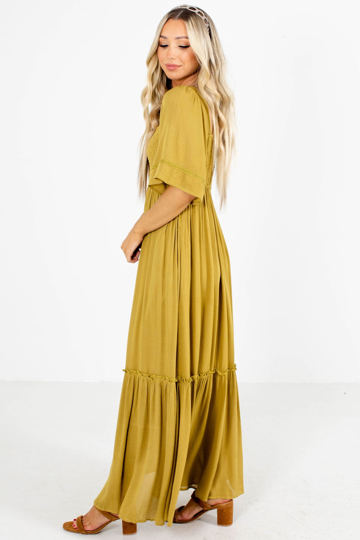 Stretchy Comfortable Maxi Dress Boutique Styles