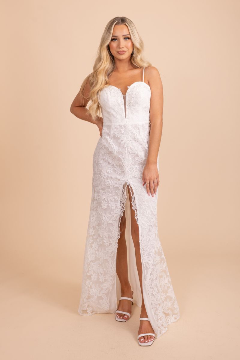 Give Your Heart Lace Maxi Dress