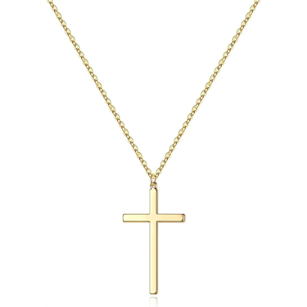 Gold necklace 2025 and cross