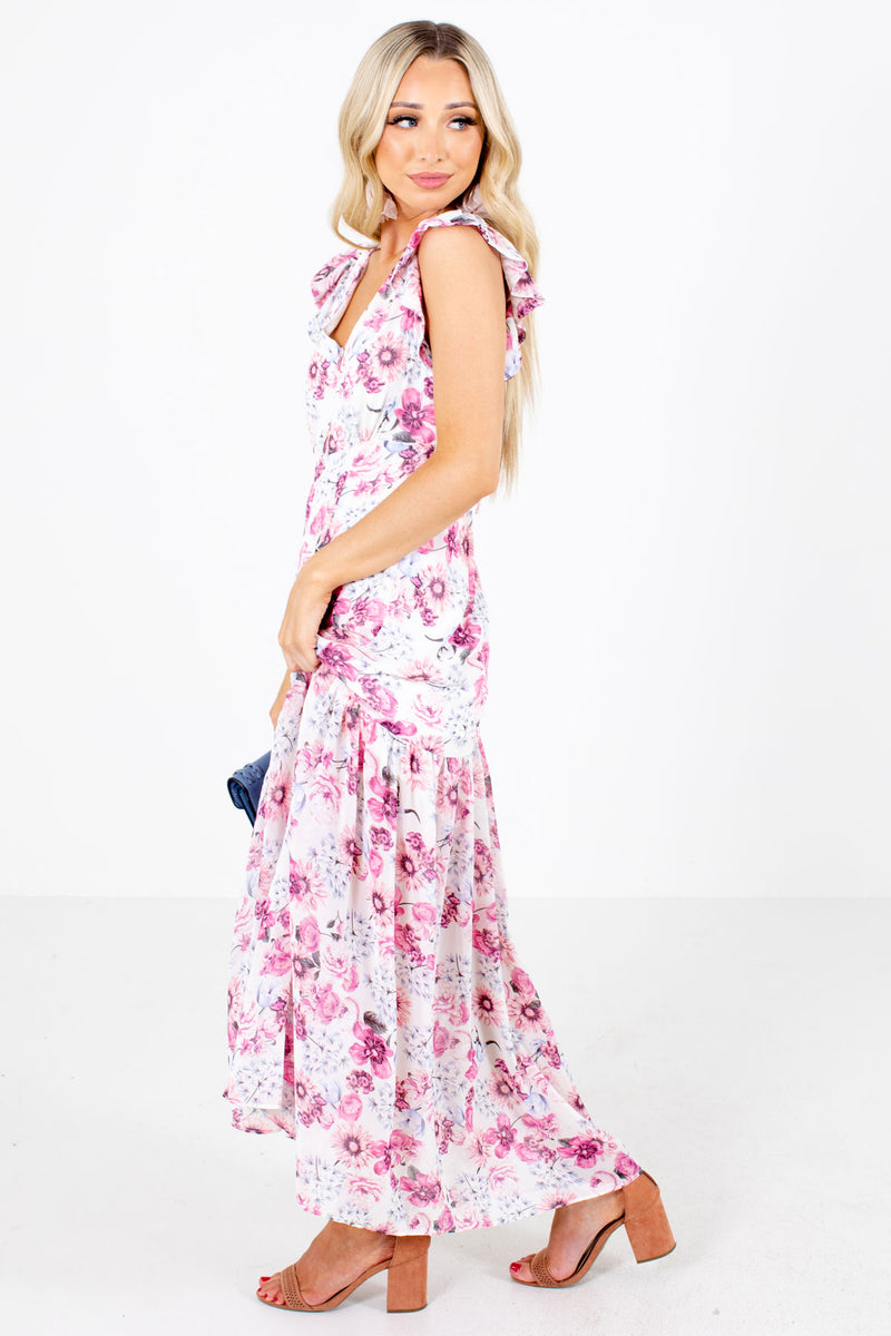 Gracefully Growing Floral Maxi Dress | Boutique Dresses - Bella Ella ...