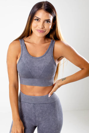 Gray Super High Quality Boutique Sports Bras for Women