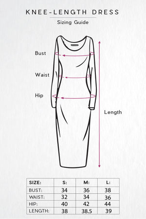 Knee Length Dress Sizing Guide From Bella Ella Boutique