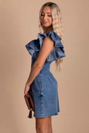 Blue Boutique Rompers with Pockets for Women